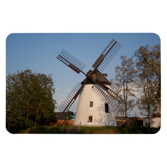 Windmühle in Podersdorf Magnet (Horizontal)