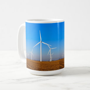 Windmühle Landschaft Kaffeetasse