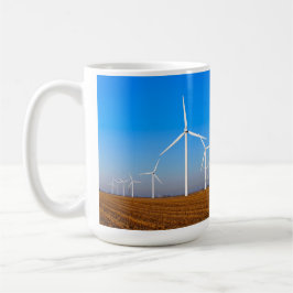 Windmühle Landschaft Kaffeetasse