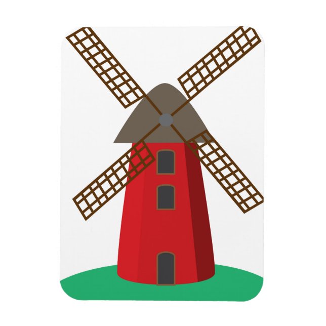 Windmühle Magnet (Vertikal)