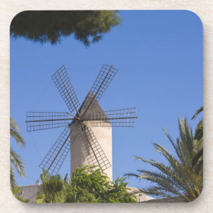 Windmühle, Palma, Mallorca, Spanien Untersetzer