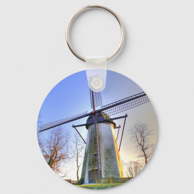 Windmühle Schlüsselanhänger (Vorderseite)