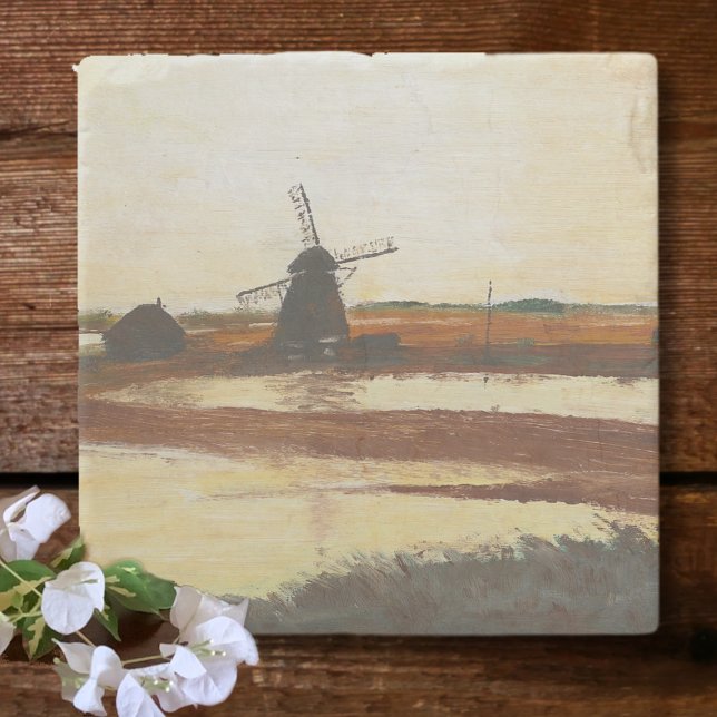Windmühle Steinuntersetzer (Von Creator hochgeladen)