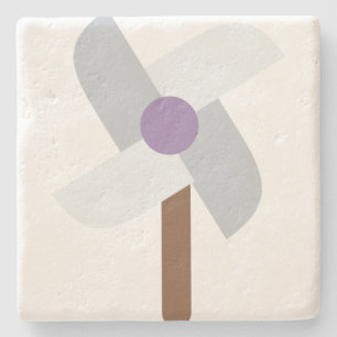 Windmühle Steinuntersetzer