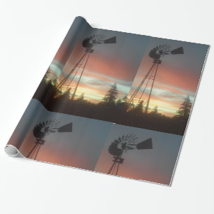 Windmühle Sunsey Geschenkpapier
