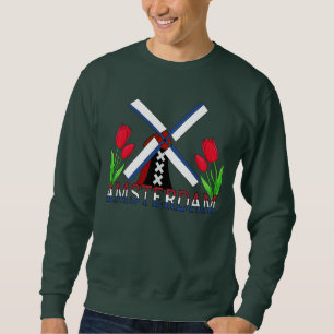 Windmühle und Tulips Sweatshirt