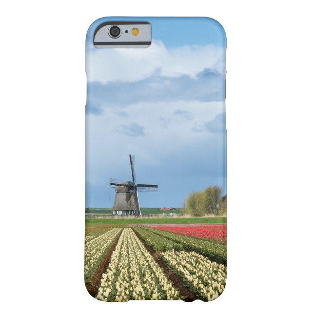 Windmühle und TulpelandschaftiPhone Fall Case-Mate iPhone Hülle (Rückseite)