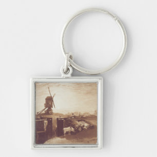 Windmühle und Verschluss Josephs Mallord William Schlüsselanhänger
