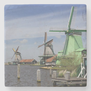 Windmühle, Zaanse Schans, Holland, Niederlande 2 Steinuntersetzer