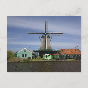 Windmühle, Zaanse Schans, Holland, Niederlande 3 Postkarte