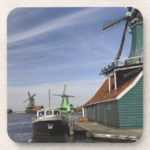 Windmühle, Zaanse Schans, Holland, Niederlande Getränkeuntersetzer
