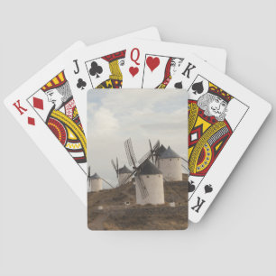Windmühlen Consuegra, antike La Mancha Spielkarten