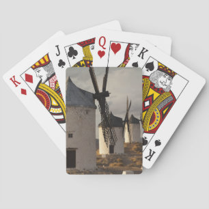 Windmühlen Consuegra, antike La Mancha Spielkarten