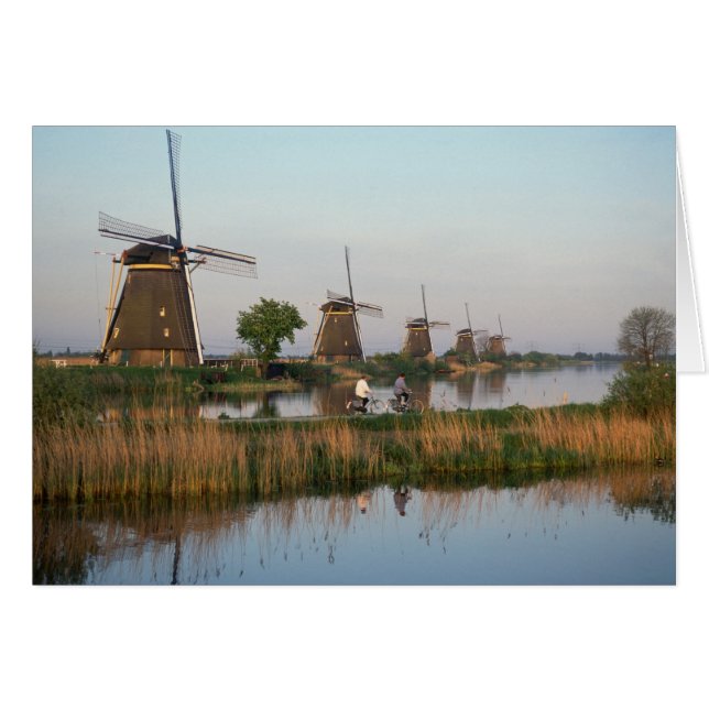 Windmühlen, Kinderdijk, Niederlande (Vorderseite (Horizontal))
