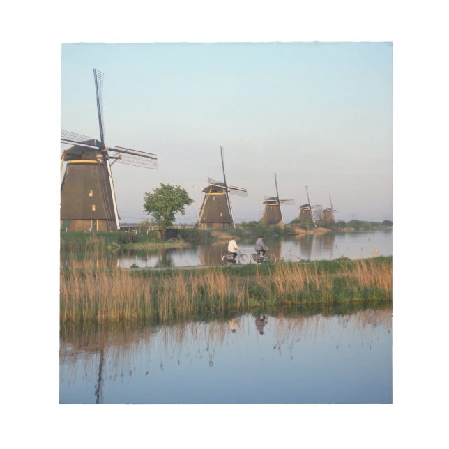 Windmühlen, Kinderdijk, Niederlande Notizblock (Vorderseite)