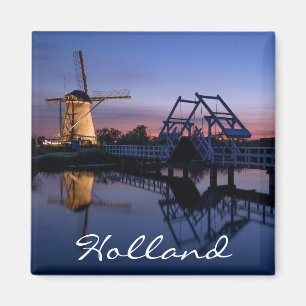 Windmühlen und ein Drawbridge am Magnet