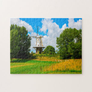 Windmühlen von Amsterdam Holland. Puzzle