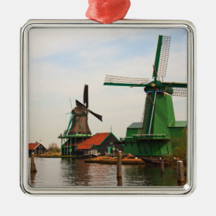 Windmühlen von Holland  Ornament Aus Metall