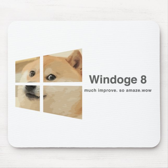 Windoge 8 mousepad (Vorne)