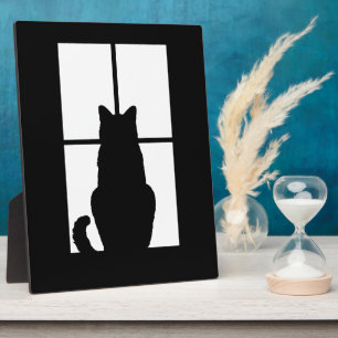 Window Cat Click to Customize Color Decor Fotoplatte