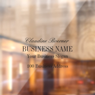 Window Decal Clings Business Zuhause Fensteraufkleber
