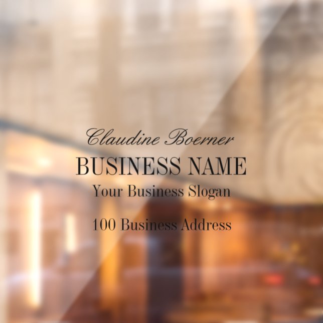 Window Decal Clings Business Zuhause Fensteraufkleber (Blatt 2)