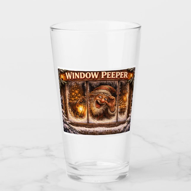 Window Peeper Icelandic Yule Lad  Glas (Vorderseite)
