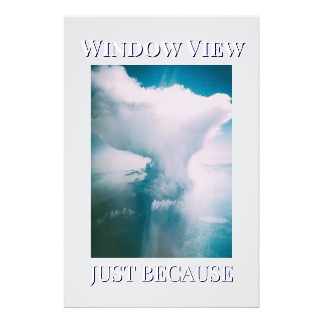 Window View Photo Enlargement Fotodruck (Vorne)