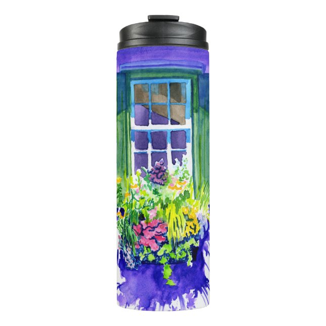 Windows-Aquarell Thermosbecher (Vorderseite)