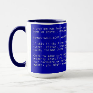 Windows Bluescreen - BSOD - Tasse