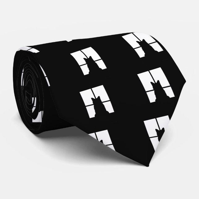 Windows Cat Klicken Sie auf Anpassen Wählen Sie ei Krawatte (Gerollt)