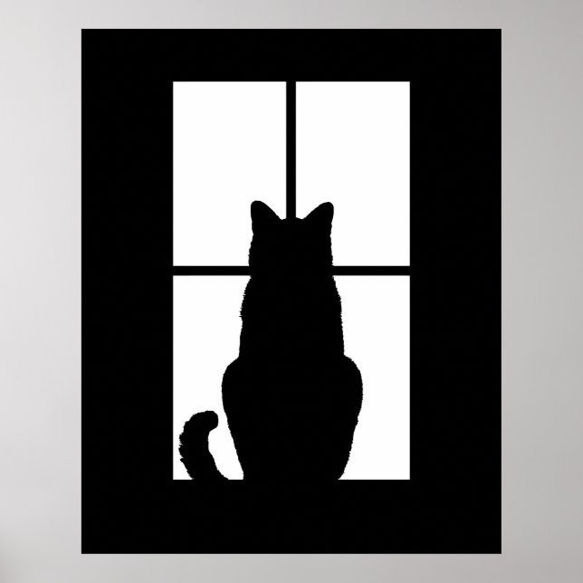 Windows Cat Klicken Sie auf Anpassen Wählen Sie ei Poster (Vorne)