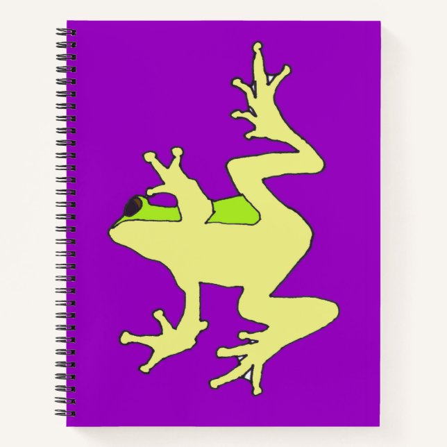 Windows Frog Notebook Notizbuch (Vorderseite)