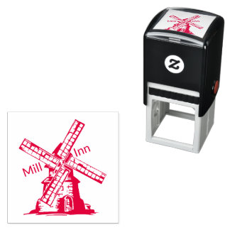 Windows-Mühle personalisieren mit Ihrem Logo und T Permastempel