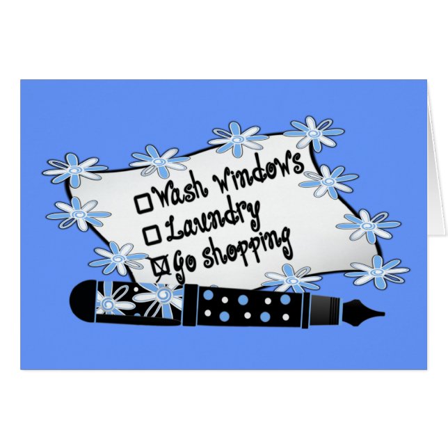 Windows, Wäscherei oder Einkaufen! (Vorderseite (Horizontal))