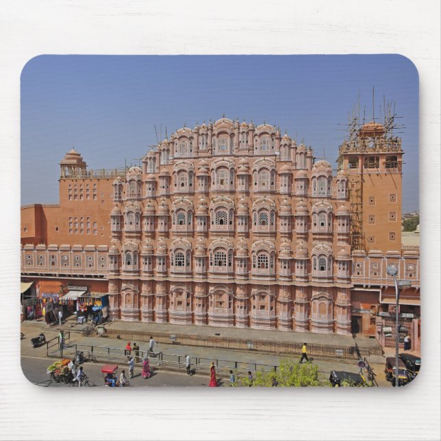 Windpalast (Hawa Mahal), Jaipur, Indien, Mousepad (Vorne)