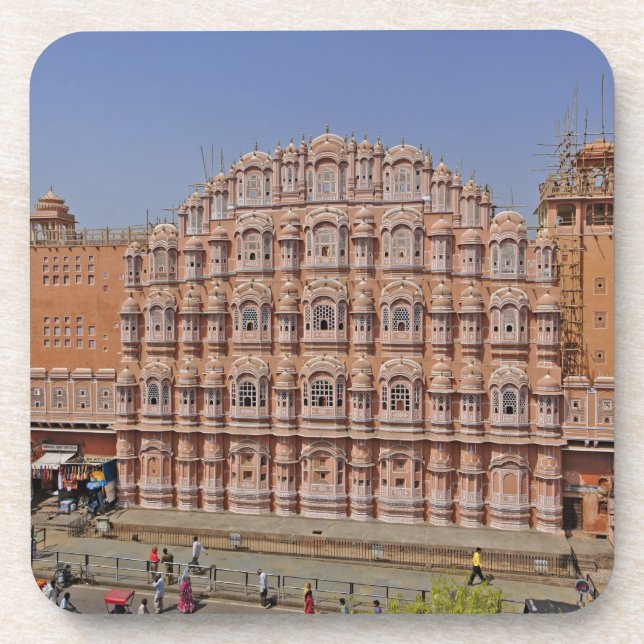 Windpalast (Hawa Mahal), Jaipur, Indien, Untersetzer (Vorderseite)