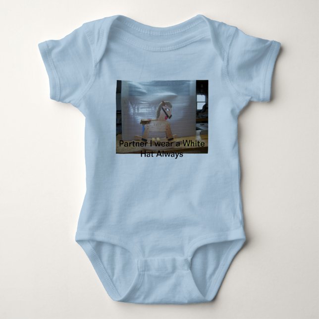 Windreiten Baby Strampler (Vorderseite)