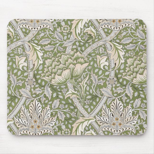 Windrush Pattern (von William Morris) Mousepad (Vorne)
