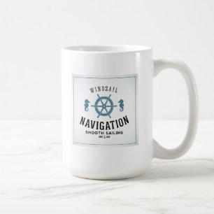 Windsail Navigations-Plakat Kaffeetasse