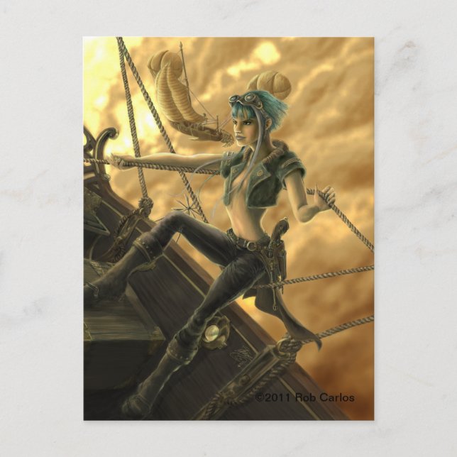 Windsailor Juili Postcard Postkarte (Vorderseite)