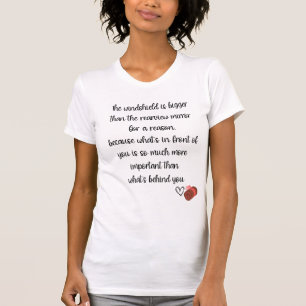 Windschutzscheibe ist größer als die Rückseite - J T-Shirt