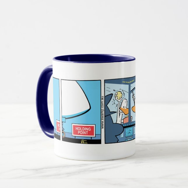 Windschutzscheiben-Luftreiniger Fluglotsen-Tasse Tasse (Vorderseite Links)