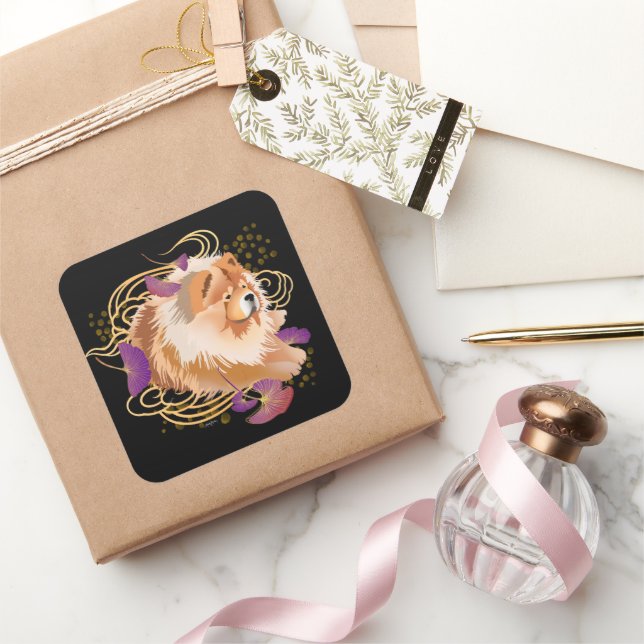 WINDSONG - Chow carré stickers (Cadeaux)