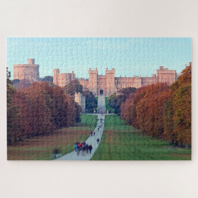 Windsor Castle Aussicht vom Long Walk Windsor U K (Horizontal)
