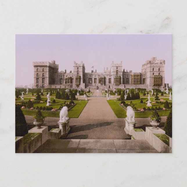 Windsor Castle, England (c. 1900) Postkarte (Vorderseite)