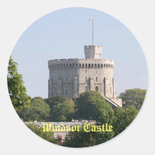 Windsor Castle Runder Aufkleber