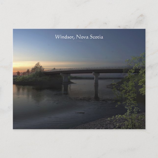 Windsor - Falmouth Bridge Postkarte (Vorderseite)