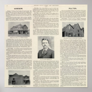 Windsor, Fulton, Kalifornien Poster