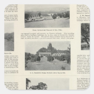 Windsor, Kalifornien Quadratischer Aufkleber